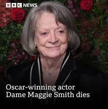 LONDON (AP) — Maggie Smith, the masterful, scene-stealing actor who won an  Oscar for “The Prime of Miss Jean Brodie” in 1969 and gained new fans in  the 21st century as the