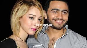 صورة بسمة بوسيل رفقة شقيقة تامر حسنى سلمى Youtube Hugo Music