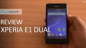Sony Xperia E1 Dual Review