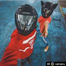 Pin On Motorcycle Helmets With Style