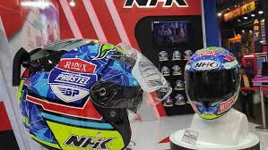 Rekomendasi helm half face murah denga sertifikat sni dan dot. Helm Nhk Edisi Pembalap Moto3 Ini Murah Banget Aksesoris Otospirit Com