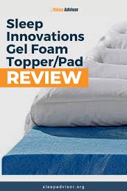 Sleep Innovations Gel Foam Topper Review For 2020 Sleep Advisor In 2020 Sleep Mattress Better Sleep Good Sleep