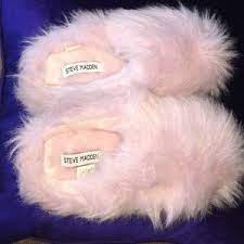 Steve Madden Shoes Steve Madden Pink Fuzzy Slipper Poshmark Get the lowest price on your favorite brands at poshmark.