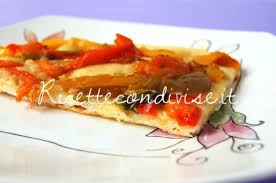 La ricetta dei peperoni arrostiti. Ricetta Pizza Bianca Con Peperoni Arrostiti Di Giovanna