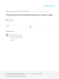 How to manage your cyber cafe2. The Indoor Environmental Quality In Cyber Cafes Environmental Science Retail