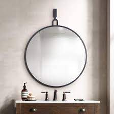 Andy star 30 inch round bathroom mirror, silver bathroom wall mirror，brushed metal round circle mirror for wall, bathroom (premium stainless steel frame, floating glass). Pin On Roden Guest Bath