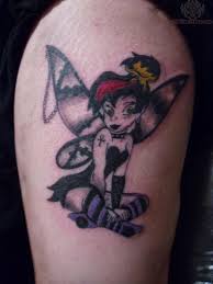 Is it possible to get a tattoo of tinkerbell? Tinkerbell Tattoos Neck Tattoo For Guys Tattoos Neck Tattoo