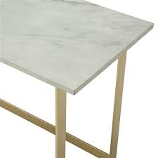 Maybe you would like to learn more about one of these? Walker Edison 42 Modern Faux Marble Computer Desk White Marble Gold Lwm42glawm Rona