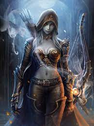 Epingle Par Vida Hope Sur Female Elves Elfe Noir Elfe Guerrieres