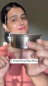 Viral Pan WaX, Stripless Wax in a Pan, Upperlips/Eyebrows/Facial  Hair/Hand/Feet #waxing #viralshort