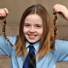 Bothwell schoolgirl chops her hair off for Little Princess Trust