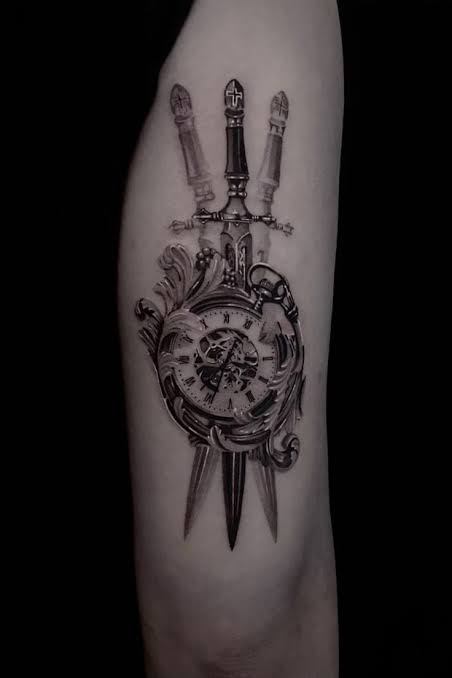 27 Unique Clock Tattoo Design Ideas to Inspire You