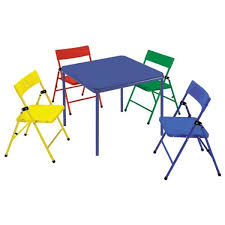 04 list list price $94.49 $ 94. Kids Colorful 5 Piece Folding Table And Chair Set Multi Color Kids And Teens Play Tables Chairs Home Garden Worldenergy Ae