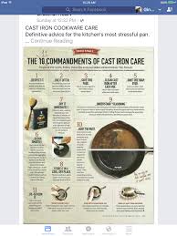 Pin By Joann Dempsey On Interesting Cast Iron Cleaning Cast Iron Care Cast Iron Recipes
