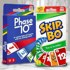 Phase 10 is based on a variant of rummy known as liverpool rummy, and is a member of the contract rummy family. Remarkable Mattel Skip Bo N Phase 10 Card Game To Bangalore Free Shipping