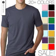 details about next level apparel premium crew neck t shirt mens soft fitted basic tee 3600