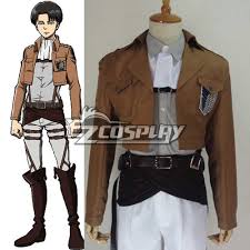 Levi is the squad captain of the special operations squad within the survey corps, and is said to be humanity's strongest soldier. China Attack On Titan Shingeki No Kyojin Levi Ackerman Rivai Akkaman Special Operations Squad Leader Scout Regiment Cosplay Costume China Attack On Titan Cosplay And Shingeki No Kyojin Cosplay Price