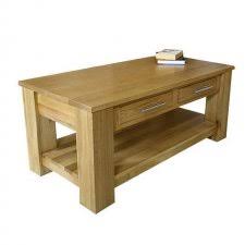 An oak coffee table makes the perfect storage facility and can also double as a stylish focal point, adding both character and functionality to you space. Solid Oak Coffee Tables Home Furniture Land Uk