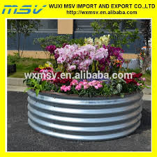 Wood, galvanized steel if you have rounded timbers, you can stack them. Corrugated Oval Or Round Galvanized Steel Metal Raised Garden Bed Buy Raised Garden Bed Oval Raised Garden Bed Corrugated Raised Garden Bed Product On Alibaba Com