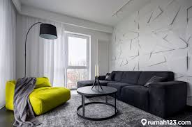 Jual berbagai wallpaper dinding custom dengan harga terbaik di tokopedia. 9 Inspirasi Desain Cat Tembok 3d Dinding Terasa Lebih Hidup Rumah123 Com
