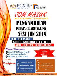 Pengambilan Pelajar Sesi Jun Kolej Komuniti Beaufort Facebook