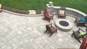 Planning on building a permanent fire pit in my backyard. Brick Paver Patio Seat Wall Natural Gas Fire Pit