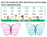 I have also included a spelling test and pretest template you . Alphabetical Order Worksheets