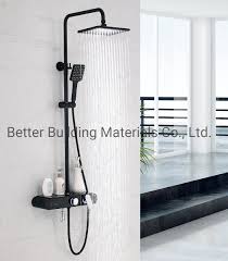 Find luxury shower heads in shower heads category at juno showers. China Bathroom Accessories Smart Shower Single Handle Black Brass Rain Shower China Rain Shower Shower Set