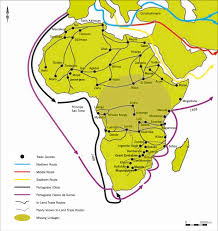 Map of africa south of the sahara. Map Of Africa With Some Sites Mentioned In The Text And Trade Routes Download Scientific Diagram