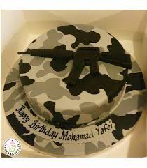 He's had an army party the past two years and i thought this year it would be neat to make his cake. Freshbakes Military Theme