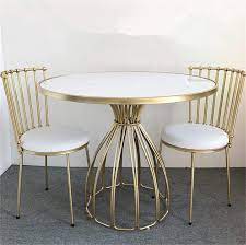 Mesa De Centro De Marmol Mesa Redonda Estructura De Metal Y Hierro Para Hotel Comedor Sala De Steel Dining Table Dinning Table Design Luxury Dining Tables