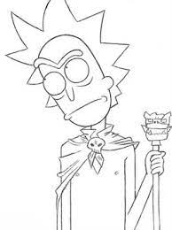 Rick and morty is an animated science fiction sitcom created by by dan harmon and justin roiland in 2013. Kids N Fun Com 22 Coloring Pages Of Rick And Morty