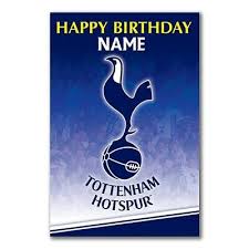 Download logo tottenham hotspur icon svg eps psd ai vector. Tottenham Hotspur F C Personalised Birthday Card Crest Ebay