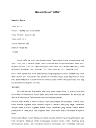 Posted by eri blog at 7:49 am. Resensi Novel Kata