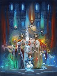Grand Council Of The Witches Arrival Anime Art Fantasy Halloween Art Art