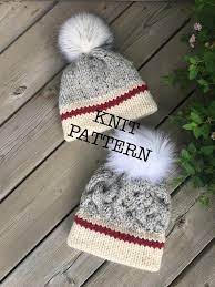 This Is For A Digital Download Not The Actual Item Pattern Level Advanced Beginn Hat Knitting Patterns Beanie Knitting Patterns Free Kids Hats Patterns