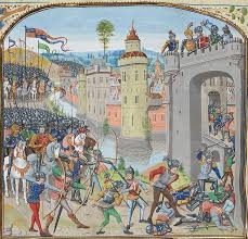 Prise De Caen En 1346 Agincourt Battle Of Agincourt Medieval
