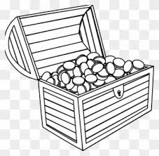 Print out the colouring pictures with a single push of the button and let the colouring begin… what's in the treasure chest? Treasure Chest Clip Art Coloring Page Treasure Clipart Black And White Png Download 332235 Pinclipart