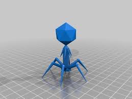 Bacteriophage T4 By Cathalgarvey 3d Printer Science Nature 3d Printing