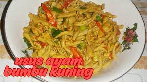 Sama mudahnya dengan membuat pepes ayam biasa. Resep Usus Ayam Bumbu Kuning Sederhana Dan Simple Youtube