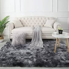 Xueliaikee Super Soft Shag Rug For Living Room Plush Fluffy High Pile Area Rug Thick Anti Skid I In 2020 Gray Rug Living Room Rugs In Living Room Shag Rug Living Room