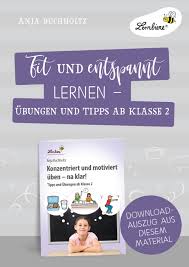 We did not find results for: Fit Und Entspannt Lernen Ubungen Und Tipps Ab Klasse 2 Lernbiene Verlag