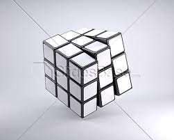 Mosaics are a great way to celebrate the success of learning to solve one face of the rubik's cube while providing practice to memorize the algorithms. 3d Blank Cube Stock Photo Slidesbase