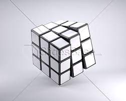 Knowing how to solve the rubik's cube is an amazing skill and it's not so hard to learn if you are patient. 3d Blank Cube Stock Photo Slidesbase