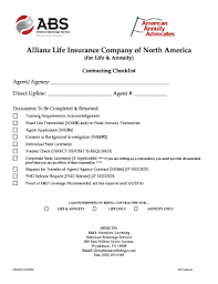 The information on this website is general information only and does not take into account your objectives, financial situation or needs. Fillable Online Allianz Life Insurance Company Of North America The New Abs Fax Email Print Pdffiller