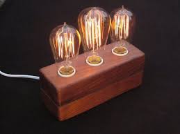 Check out our lighting selection for the very best in unique or custom, handmade pieces from our shops. Vintage Bulb Lamp With Simple Wooden Base Make Diy Lamp Vintage Bulb Vintage Bulbs Lamp