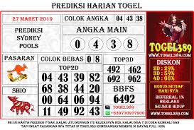 Prediksi Sydney 27 Maret 2019 Buku Dewi Bulan Pin
