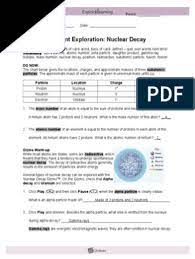 Learn vocabulary, terms and more with flashcards, games and other study tools. Nucleardecay Explorelearninig Radioactive Decay Atoms