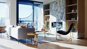 Animation open room white on wooden floor interior design. Interior Design Stock Video Footage Royalty Free Interior Design Videos Pond5