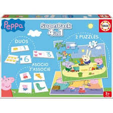 Juegos de aventuras de peppa pig, juegos de. Peppa Pig Superpack 4 Jeux Chiffres Calcul Achat Prix Fnac